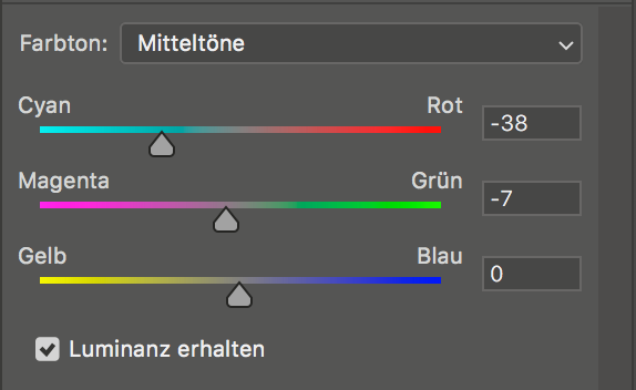 color balance layers