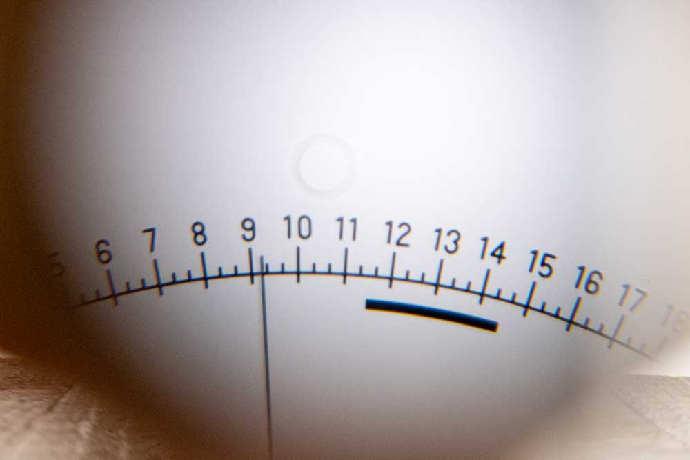 Asahi Pentax Spotmeter V viewfinder