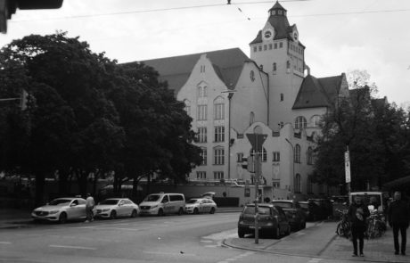 Franka_Solida_III_test_image_7 Franka Solida III Building photo shot on fomapan 100 classic test image